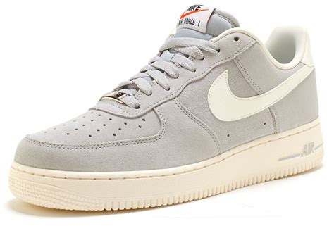 nike air force 1 '07 heren grey|air force 1 grey suede.